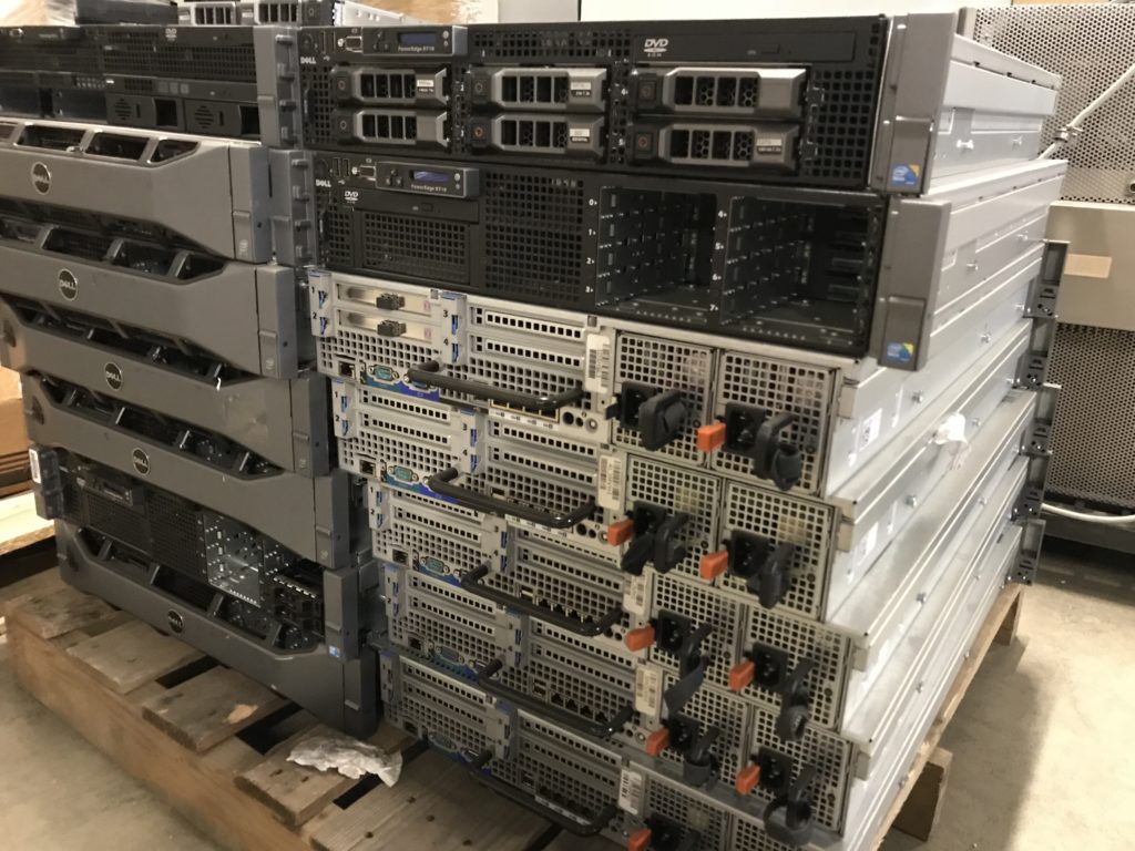 Servers for recycling