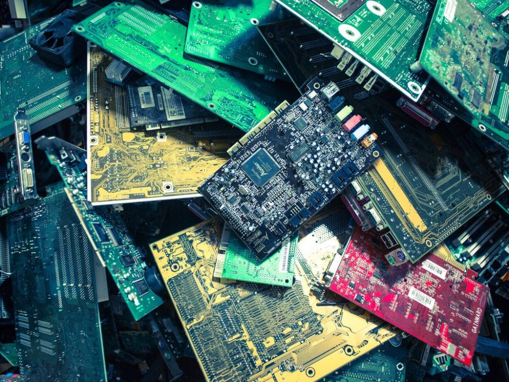 Circuit Boards for recycling at Aurum